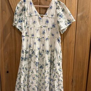 Floral dress girls 8-9 Zara